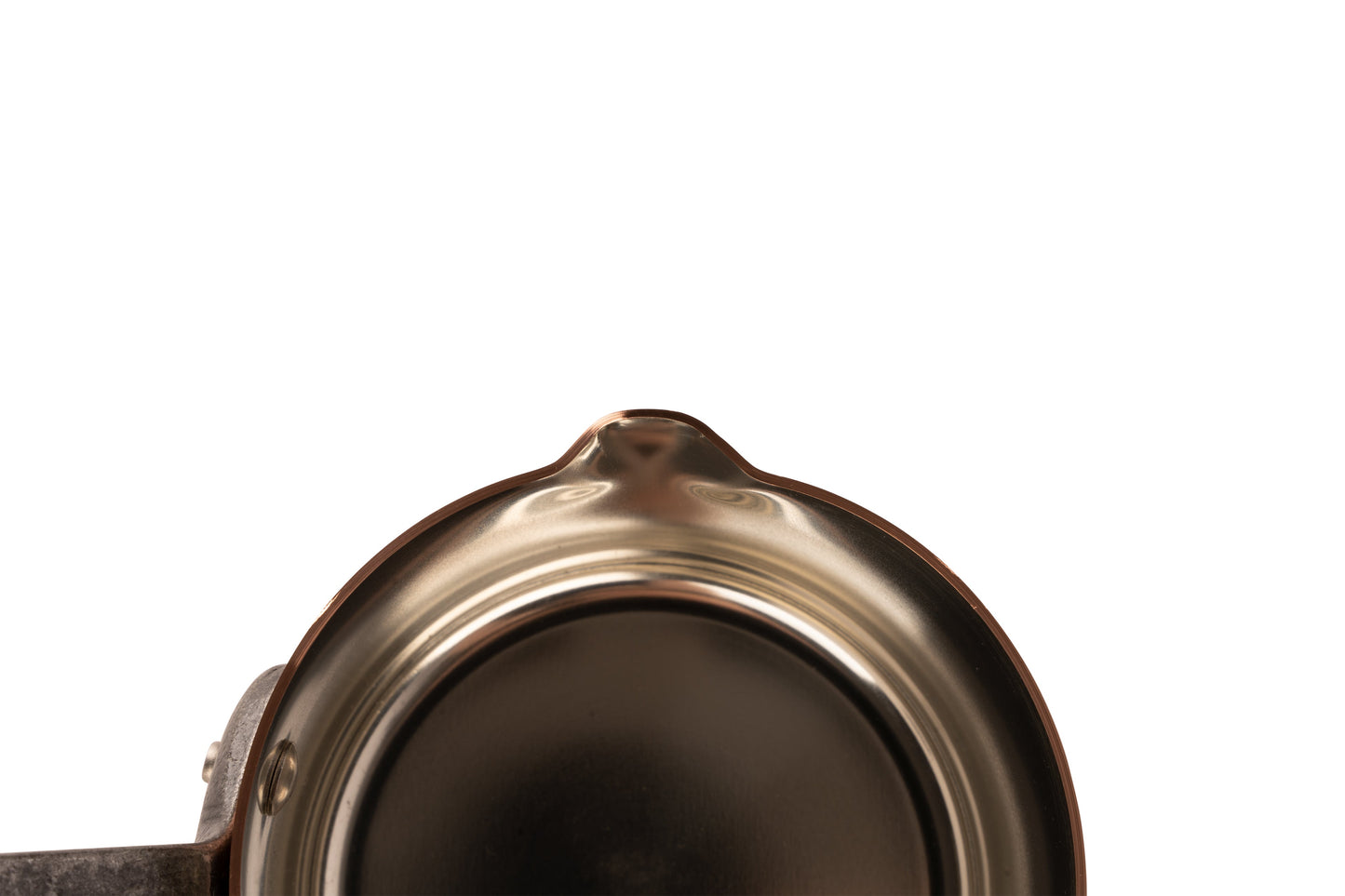 B-Ware 20% Copper saucière with tin coating and pouring spout, 0.7 qt