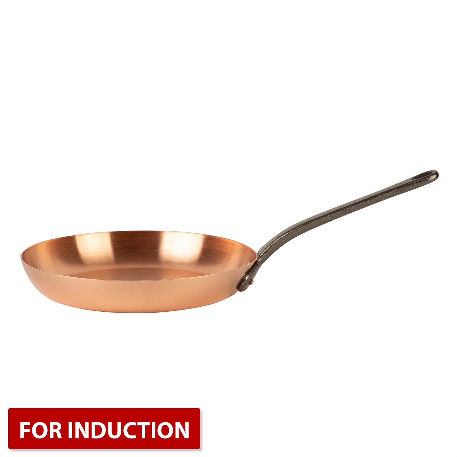 Copper cookware for induction cooktop