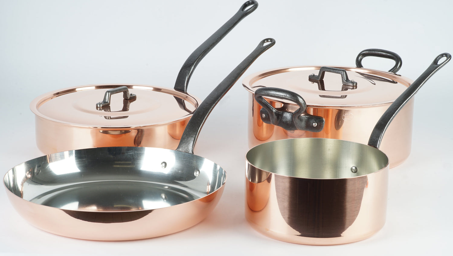 Tinned copper cookware