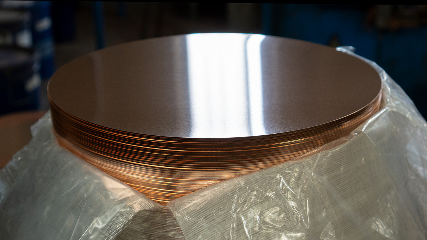 Pure copper discs