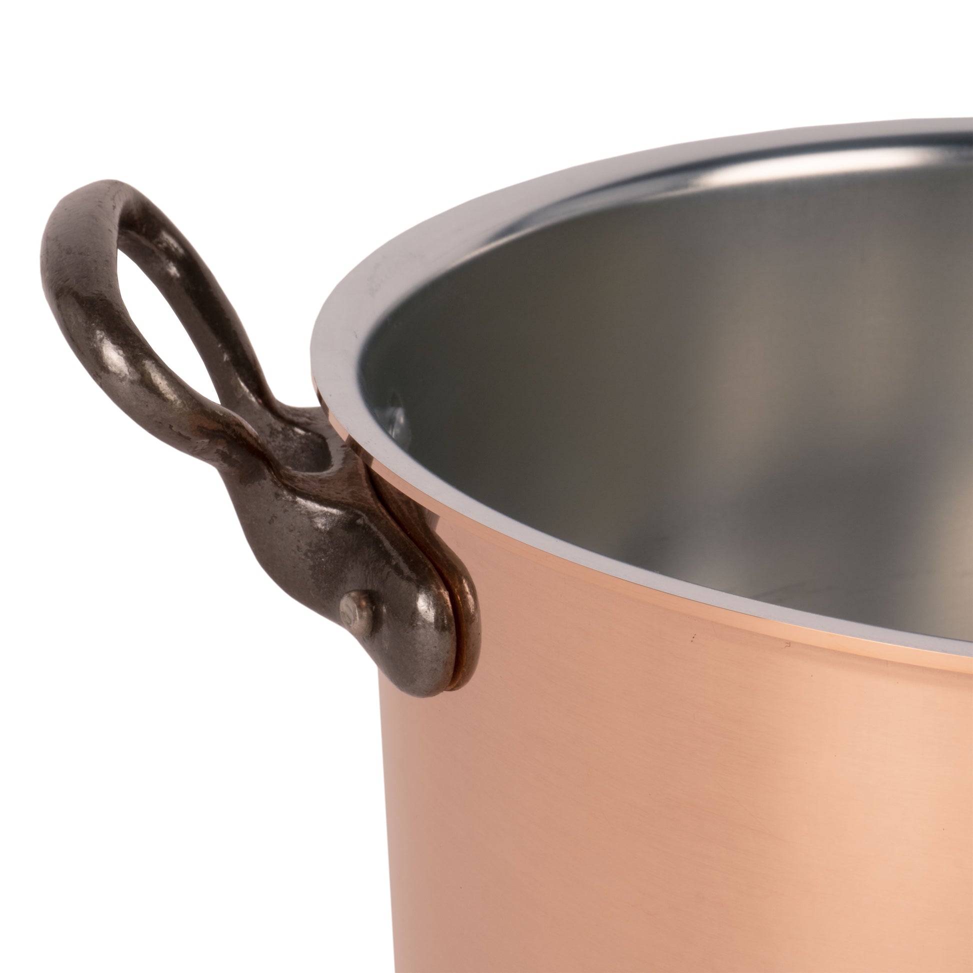 Medium Copper Stock Pot - 3 Quart